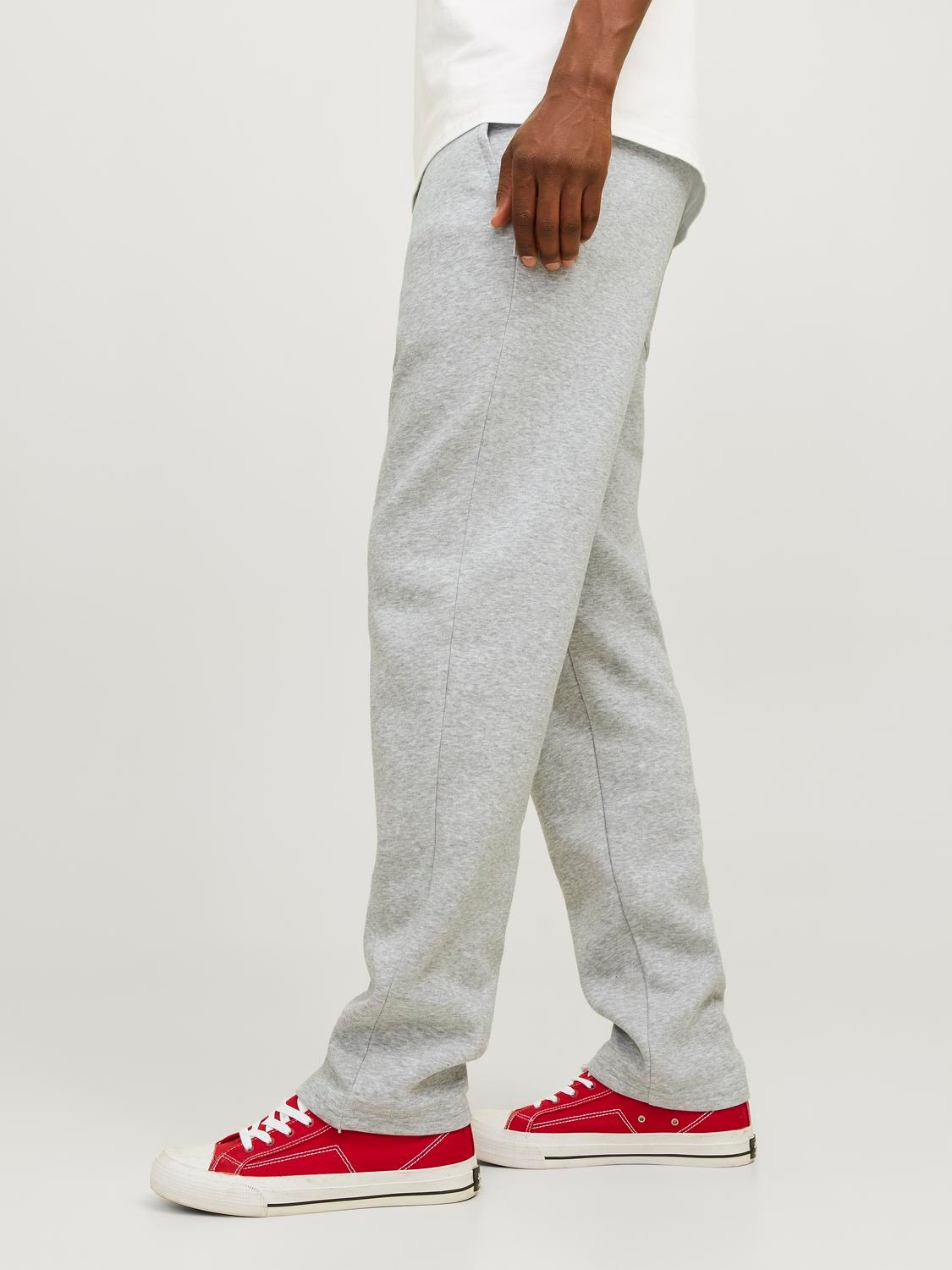 Jack & Jones Regular Fit Joggers -Light Grey Melange - 12268341