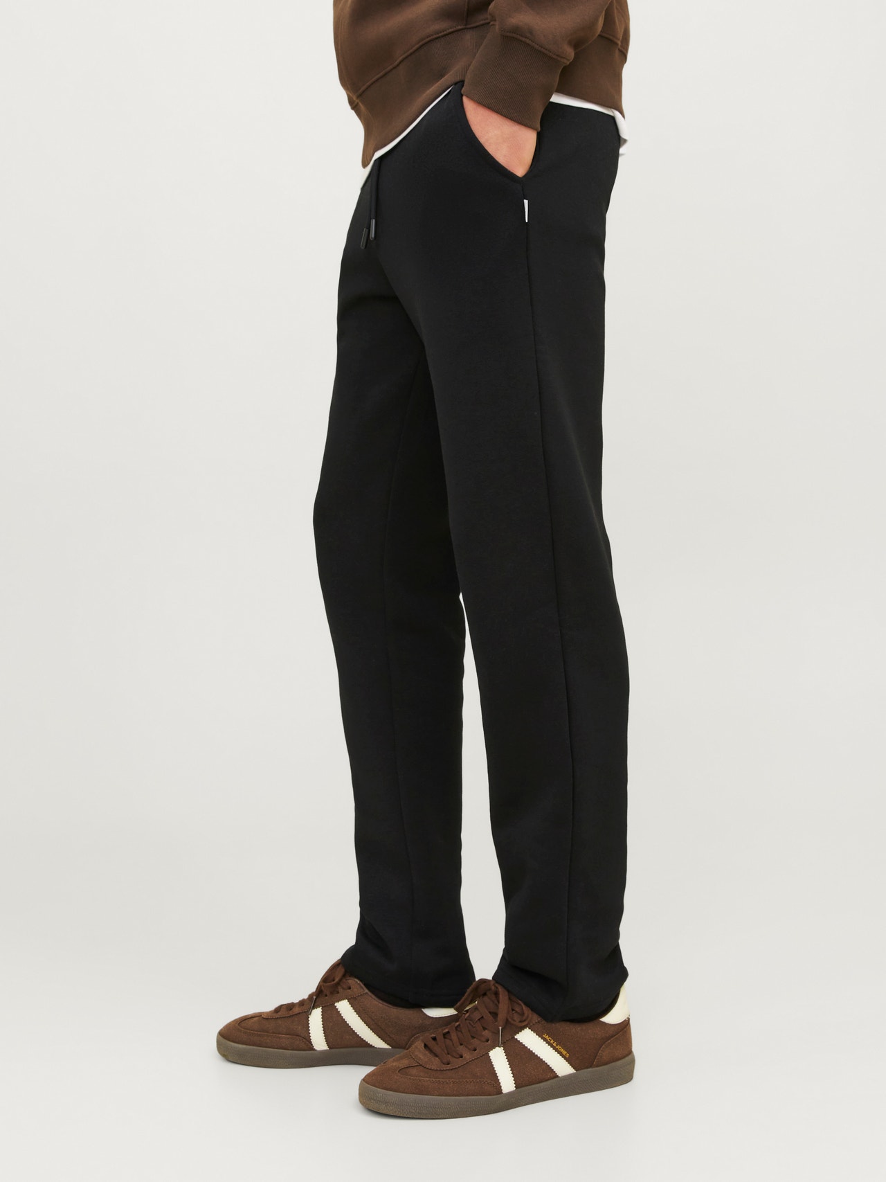 Jack & Jones Παντελόνι Regular Fit Παντελόνι με φαρδιά εφαρμογή -Black - 12268341