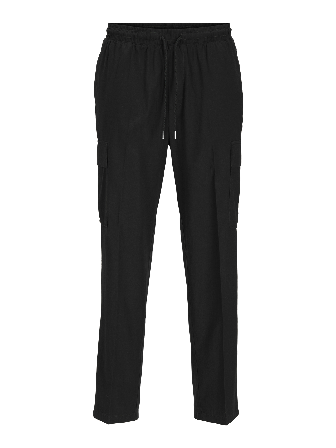 Loose Fit Casual Trousers Black Jack Jones loose-fit-casual-trousers-black-jack-jones