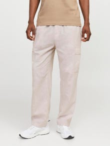 Jack & Jones Laisvas kirpimas Cargo kelnės -Crockery - 12268352