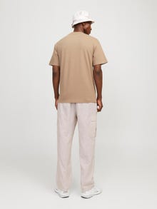 Jack & Jones Laisvas kirpimas Cargo kelnės -Crockery - 12268352