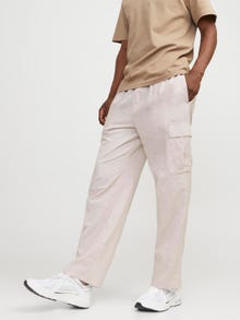 Jack & Jones Laisvas kirpimas Cargo kelnės -Crockery - 12268352