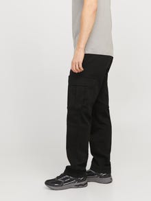 Jack & Jones Relaxed Fit Παντελόνι με χαλαρή εφαρμογή -Black - 12268364