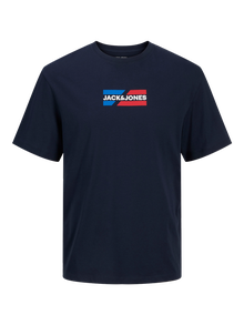 Jack & Jones Logo T-shirts -Sky Captain - 12268415
