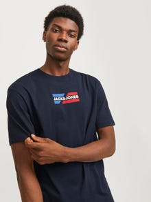 Jack & Jones Logo T-shirts -Sky Captain - 12268415