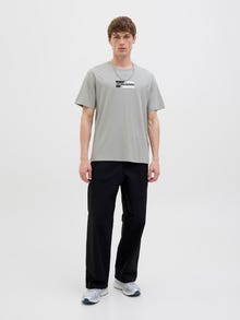 Jack & Jones Camiseta Logotipo Cuello redondo -Ultimate Grey - 12268415