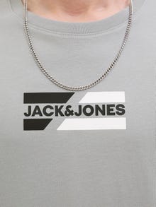 Jack & Jones Camiseta Logotipo Cuello redondo -Ultimate Grey - 12268415