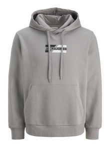 Jack & Jones Logo Huppari -Ultimate Grey - 12268422