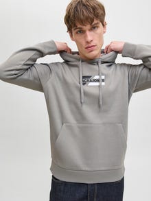Jack & Jones Logo Huppari -Ultimate Grey - 12268422