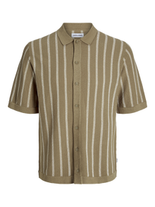 Jack & Jones Gestreept Polo shirt -Coriander - 12268460