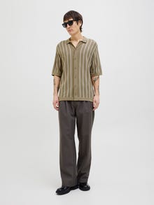 Jack & Jones Gestreept Polo shirt -Coriander - 12268460