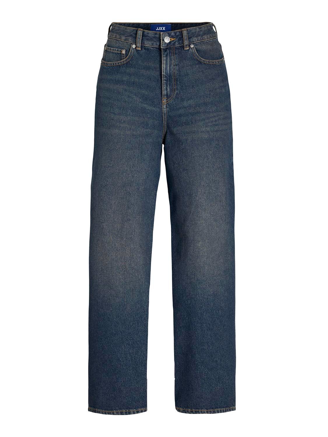 JACK & JONES Jxfuji Barrel Mw Jeans R251 DNM Noos, blauw (medium blue denim), 24W / 30L