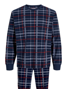 Jack & Jones Completo loungewear All Over Print -Navy Blazer - 12268512