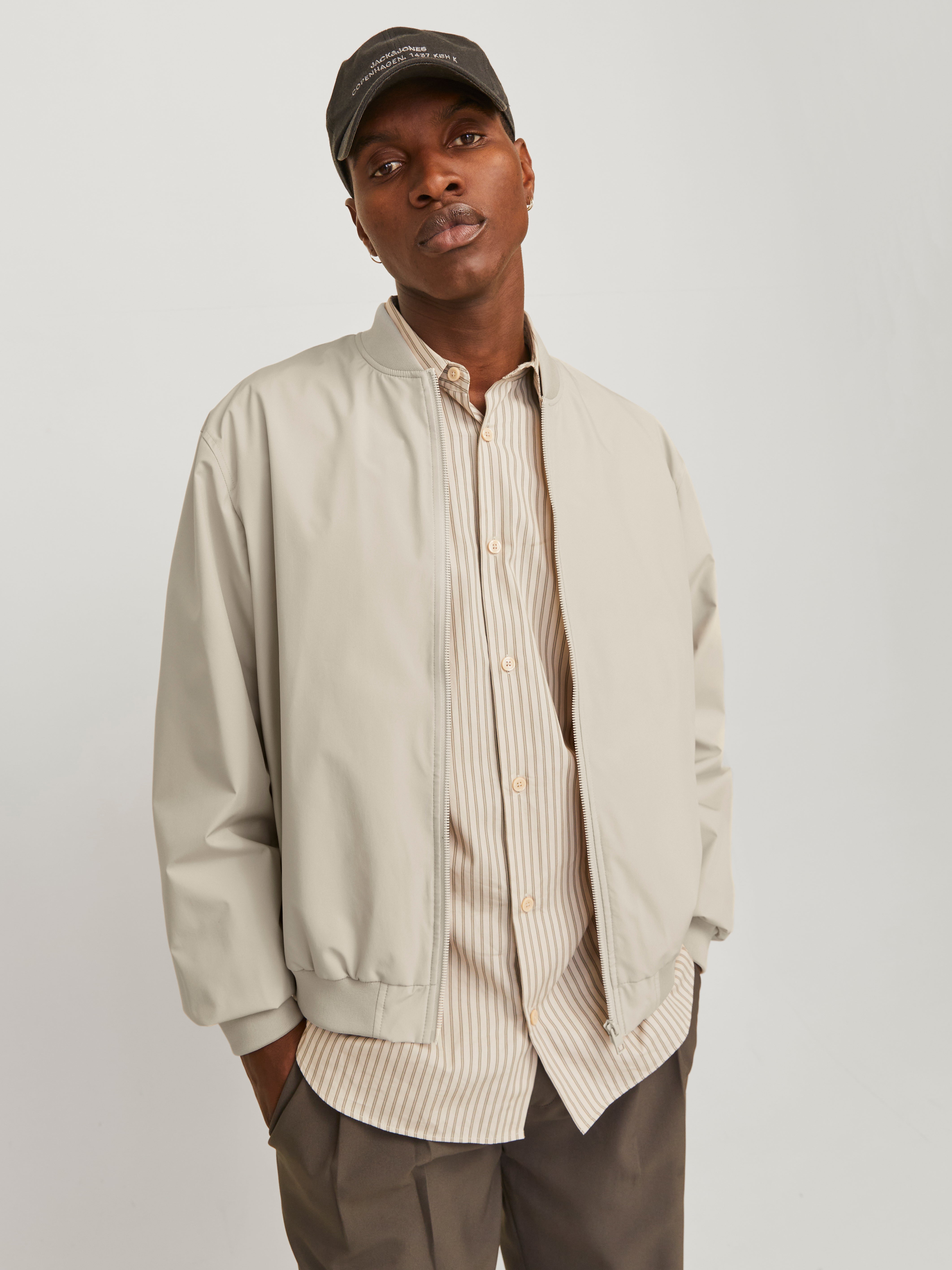 Bomber jacket | Light Grey | Jack & Jones®