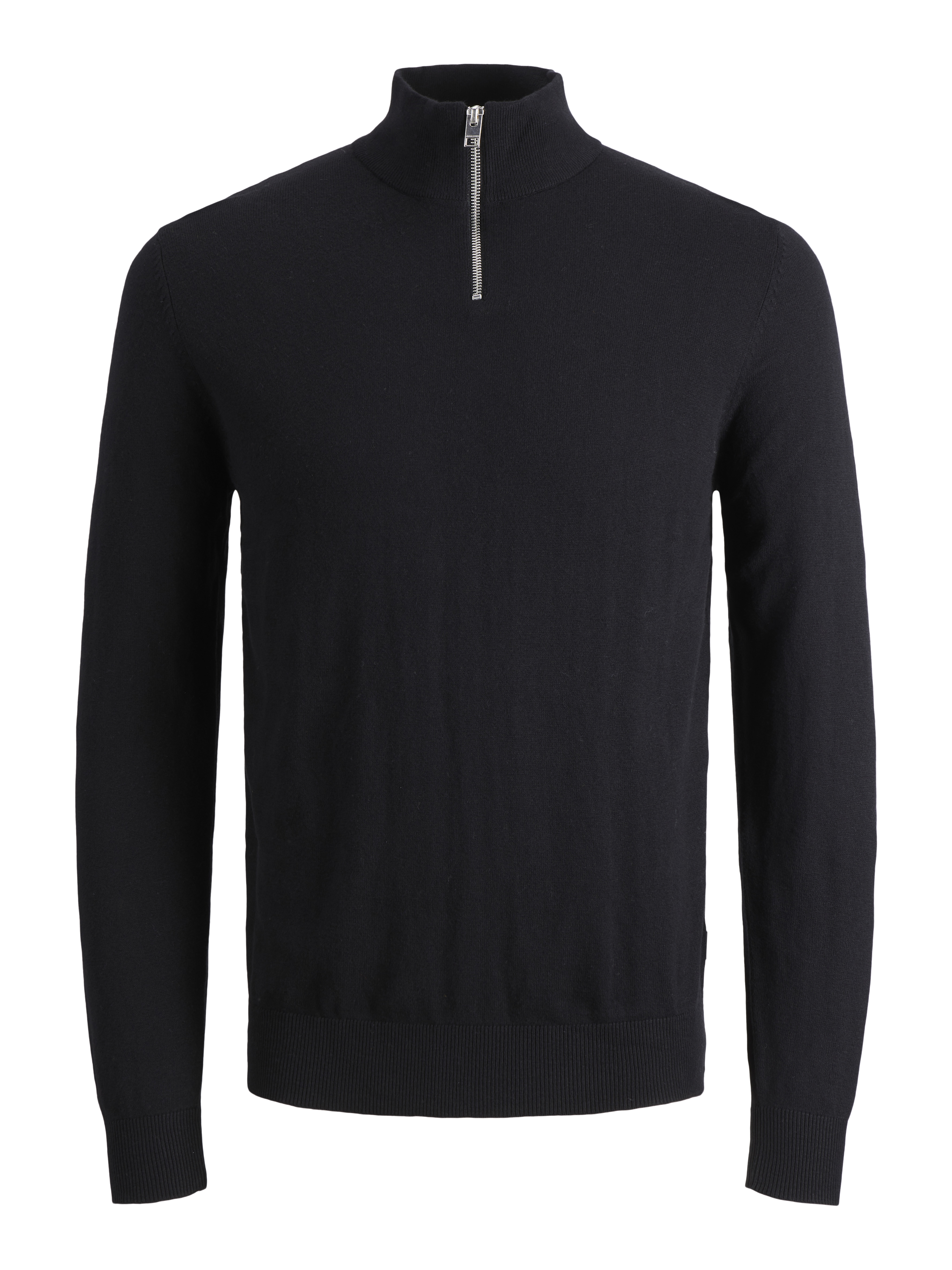 Thumbnail - Strickjacke Mit Viertelreißverschluss Junior