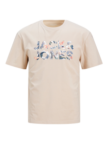 Jack & Jones Logotipas Marškinėliai Mini -Moonbeam - 12268864