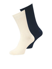 Jack & Jones Pack de 2 Chaussettes de sport -Black Iris - 12269002