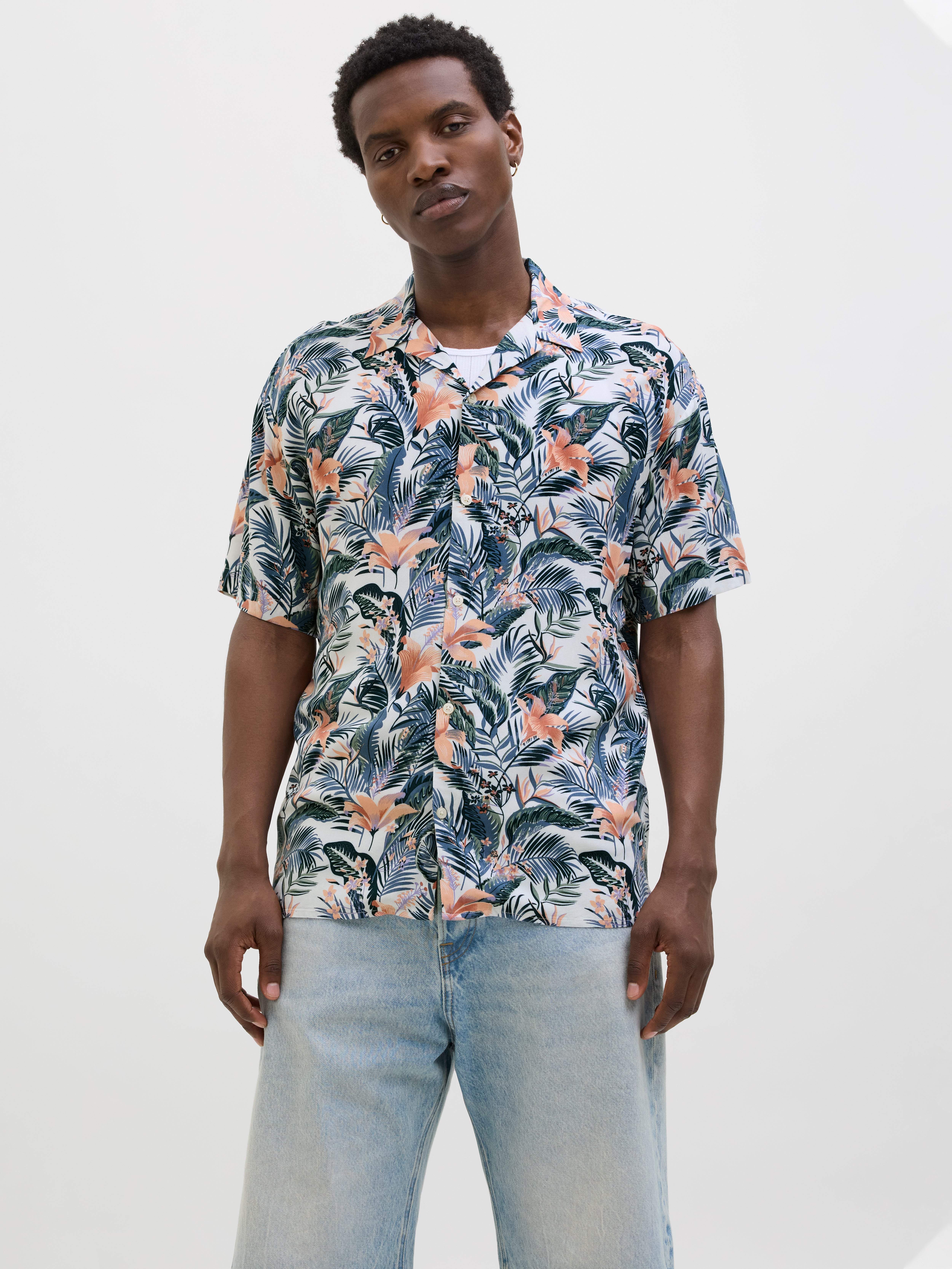 Relaxed Fit Hawaii-hemd