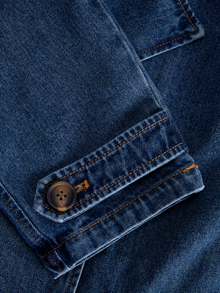 JJXX JXCARLIE Płaszcz prochowiec -Medium Blue Denim - 12269054