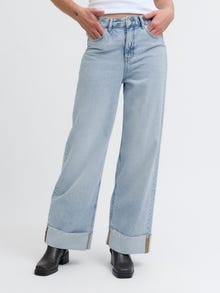 JJXX JXTOKYO WIDE FOLD UP HW R6169 DNM LN -Light Blue Denim - 12269083