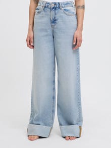 JJXX JXTOKYO WIDE FOLD UP HW R6169 DNM LN -Light Blue Denim - 12269083