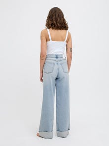 JJXX JXTOKYO WIDE FOLD UP HW R6169 DNM LN -Light Blue Denim - 12269083