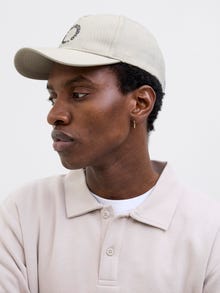 Jack & Jones Baseball Cap -Moonbeam - 12269122