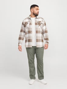 Jack & Jones Plus Size Pantalones de ajuste relajado Corte relaxed -Agave Green - 12269124