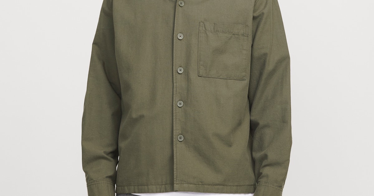 JACK & JONES Overshirt Wide Fit - Camicia Oversize Uomo, Maniche Lunghe, Modello Danese, Casual Chic - 5