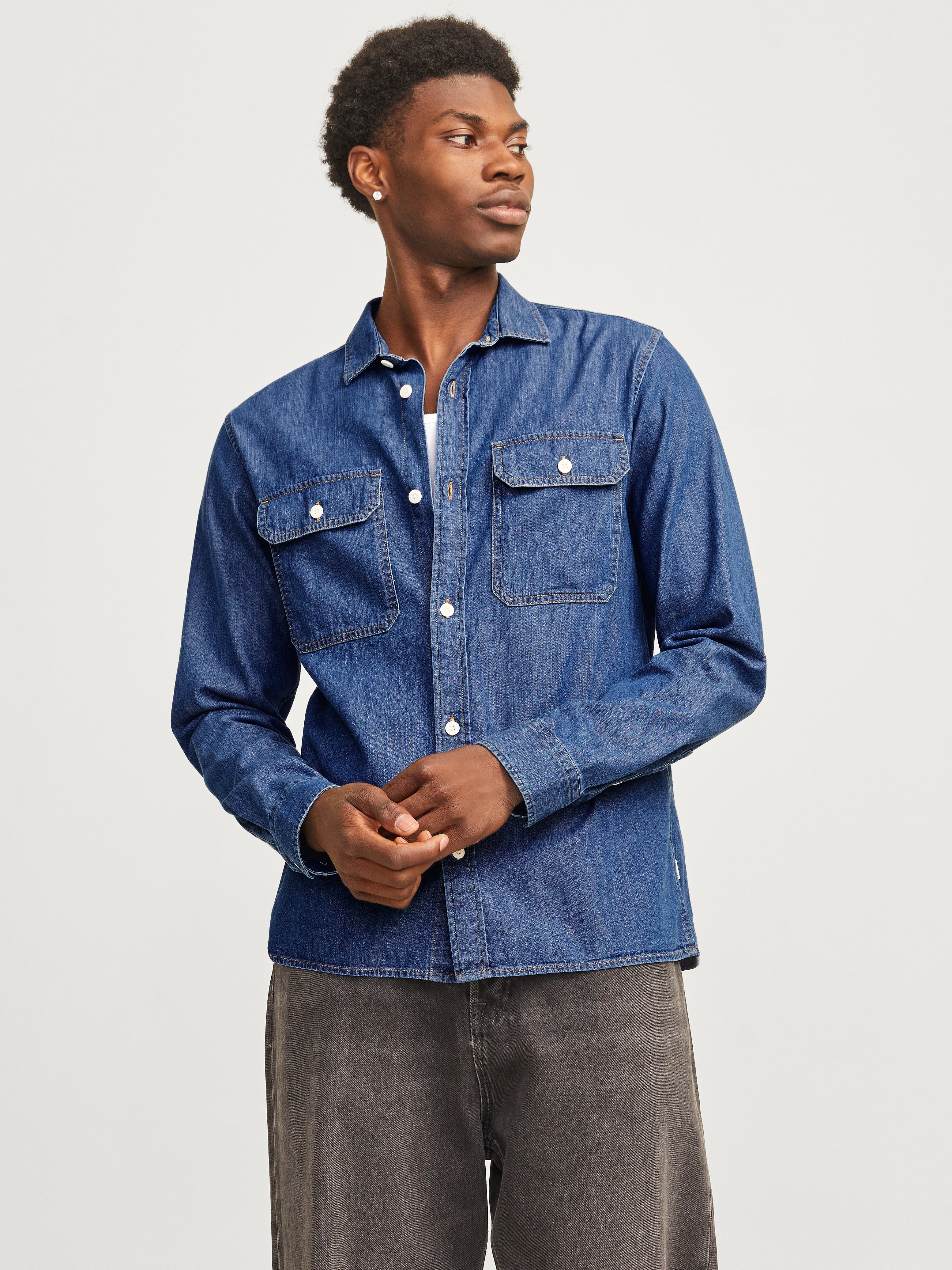 Comfort Fit Denim shirt Medium Blue Jack Jones® - Main Image