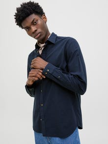 Jack & Jones Comfort Fit Shirt -Navy Blazer - 12269315