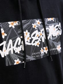 Jack & Jones Logo Hættetrøje -Black - 12269316