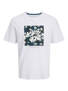 Jack & Jones Logo T-shirt -White - 12269324