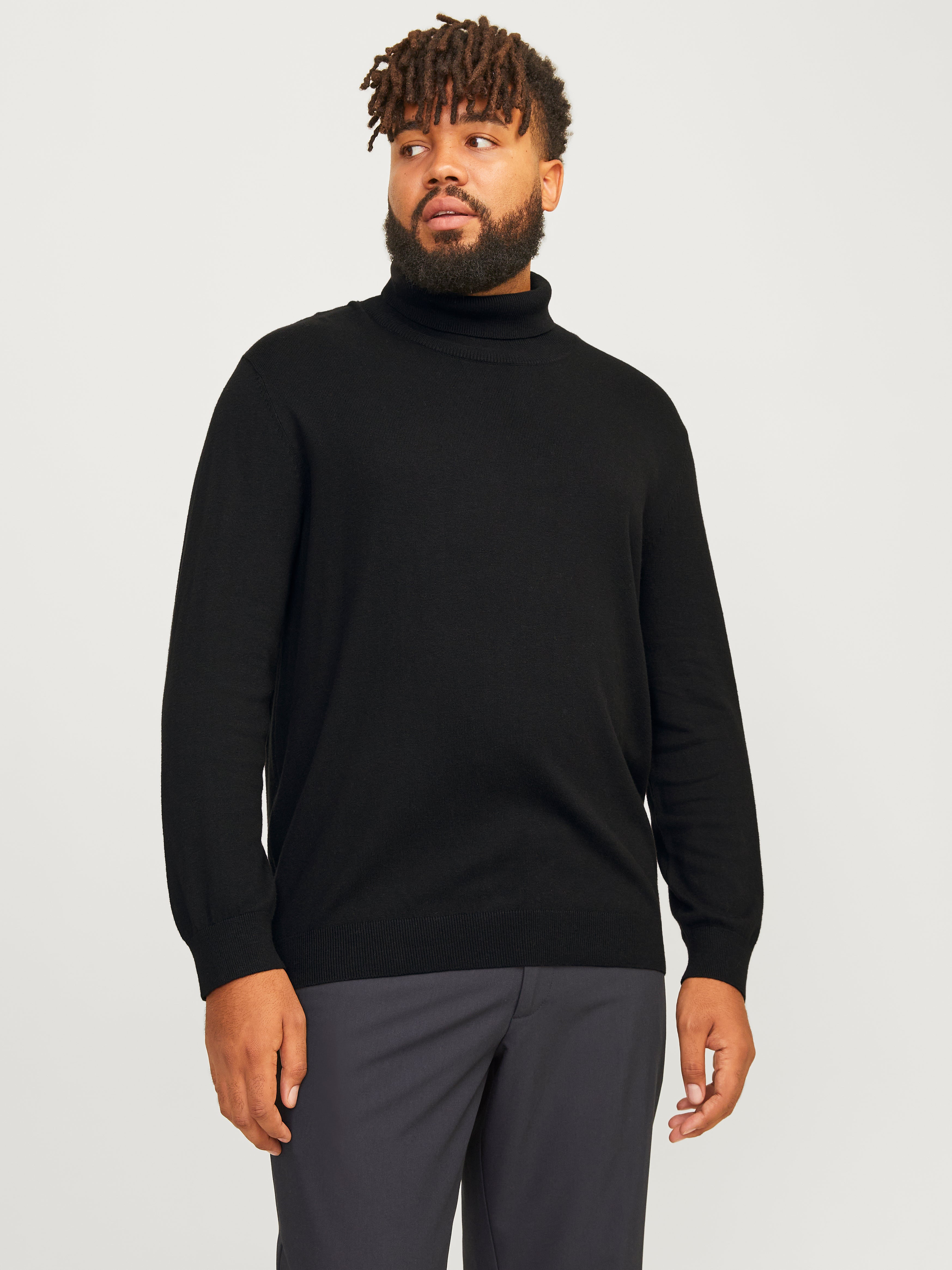 Plus Size Rollkragenpullover