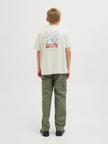 Jack & Jones Laisvo kirpimo kelnės Jaunimui -Agave Green - 12269492
