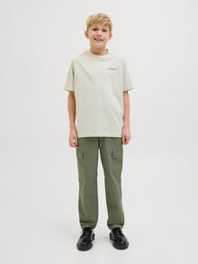 Jack & Jones Laisvo kirpimo kelnės Jaunimui -Agave Green - 12269492