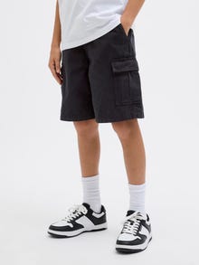 Jack & Jones Brīvs fit Kravas šorti JUNIOR -Black - 12269498