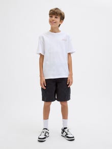 Jack & Jones Brīvs fit Kravas šorti JUNIOR -Black - 12269498