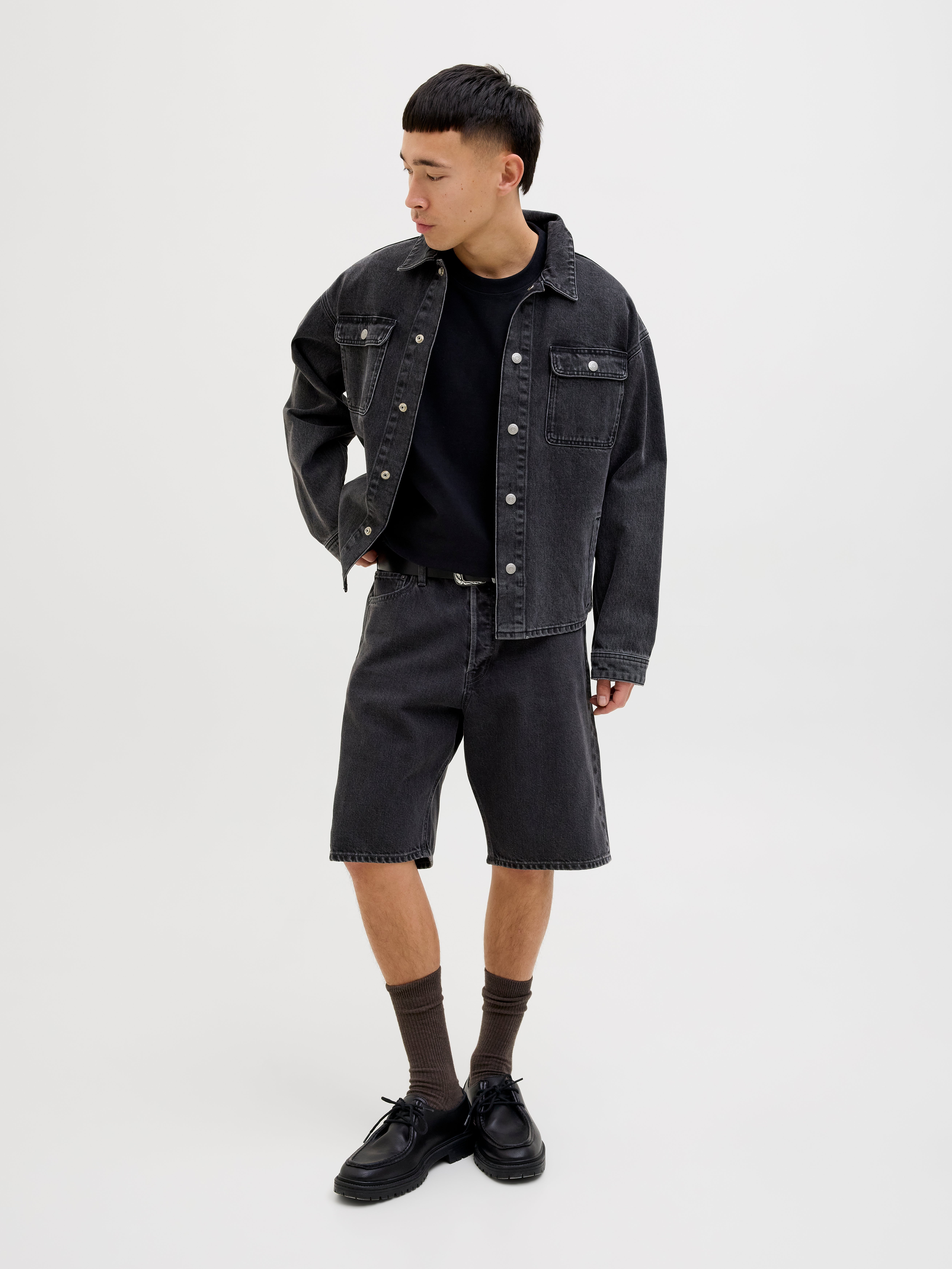 RDN466 - Baggy Denim Shorts – Los Angeles Apparel