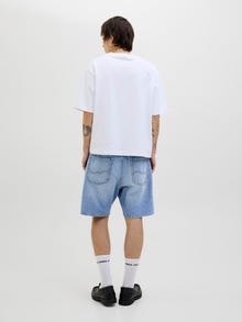 Jack & Jones Loose Fit Kavbojke kratke hlače -Blue Denim - 12269533