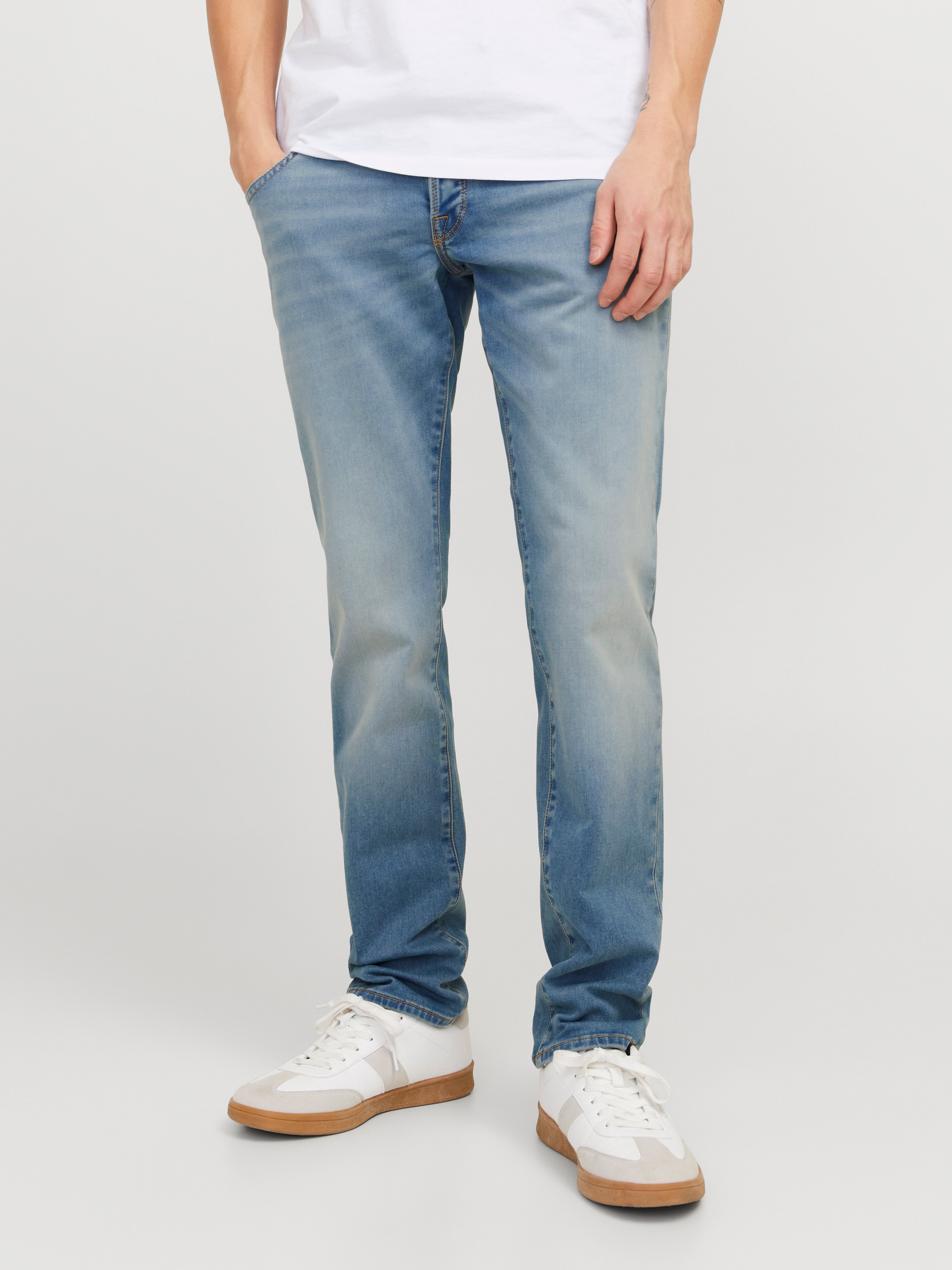 Thumbnail - Jjimike Jjfox I.k. Ge 423 Sn Tapered Fit Jeans