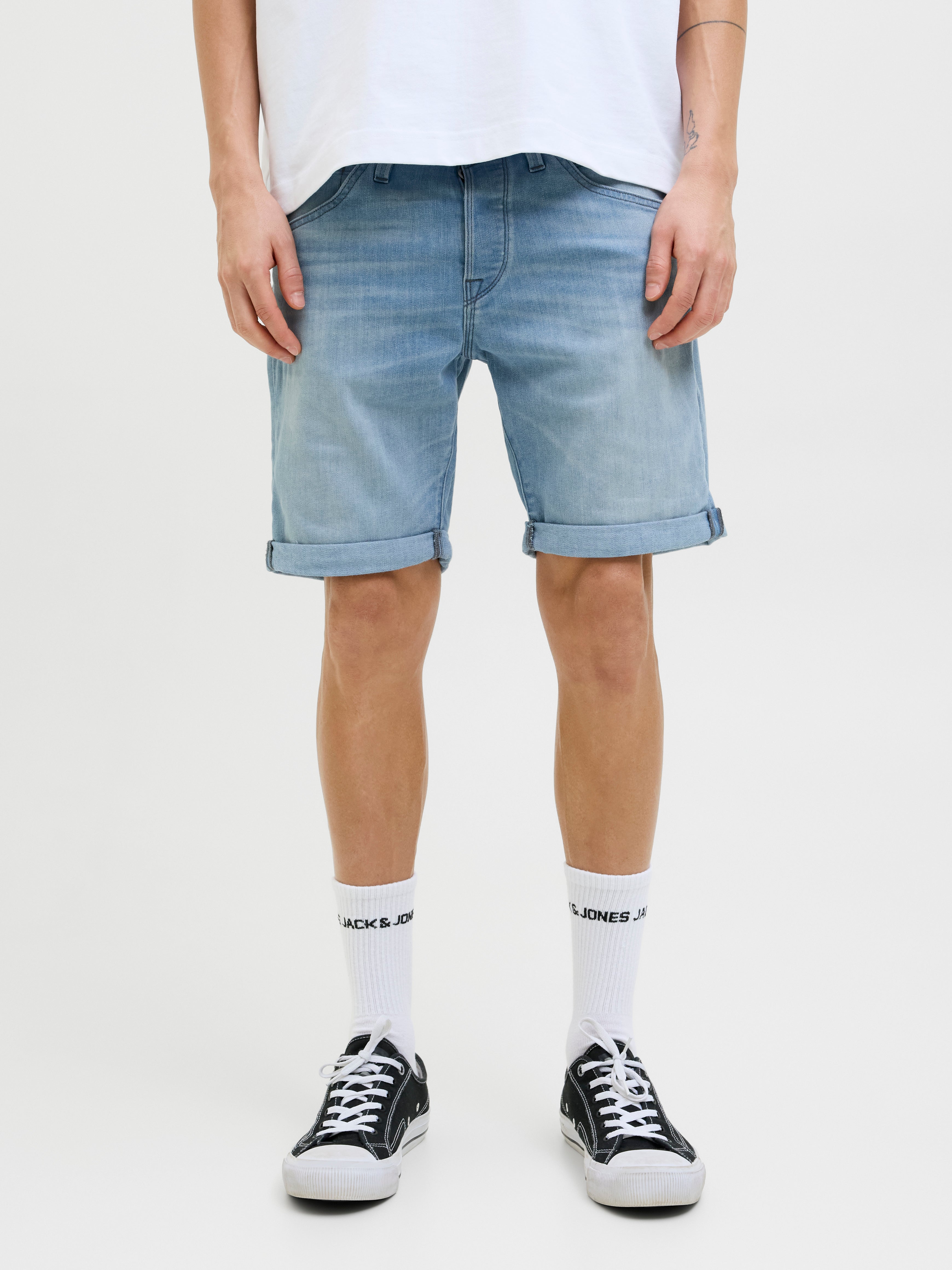 Thumbnail - Regular Fit Jeans-shorts