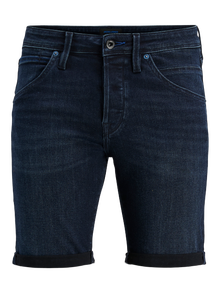 Jack & Jones Klasikinis kirpimas Džinsiniai šortai -Blue Denim - 12269608