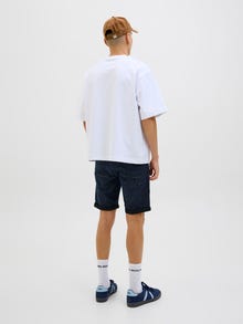 Jack & Jones Klasikinis kirpimas Džinsiniai šortai -Blue Denim - 12269608