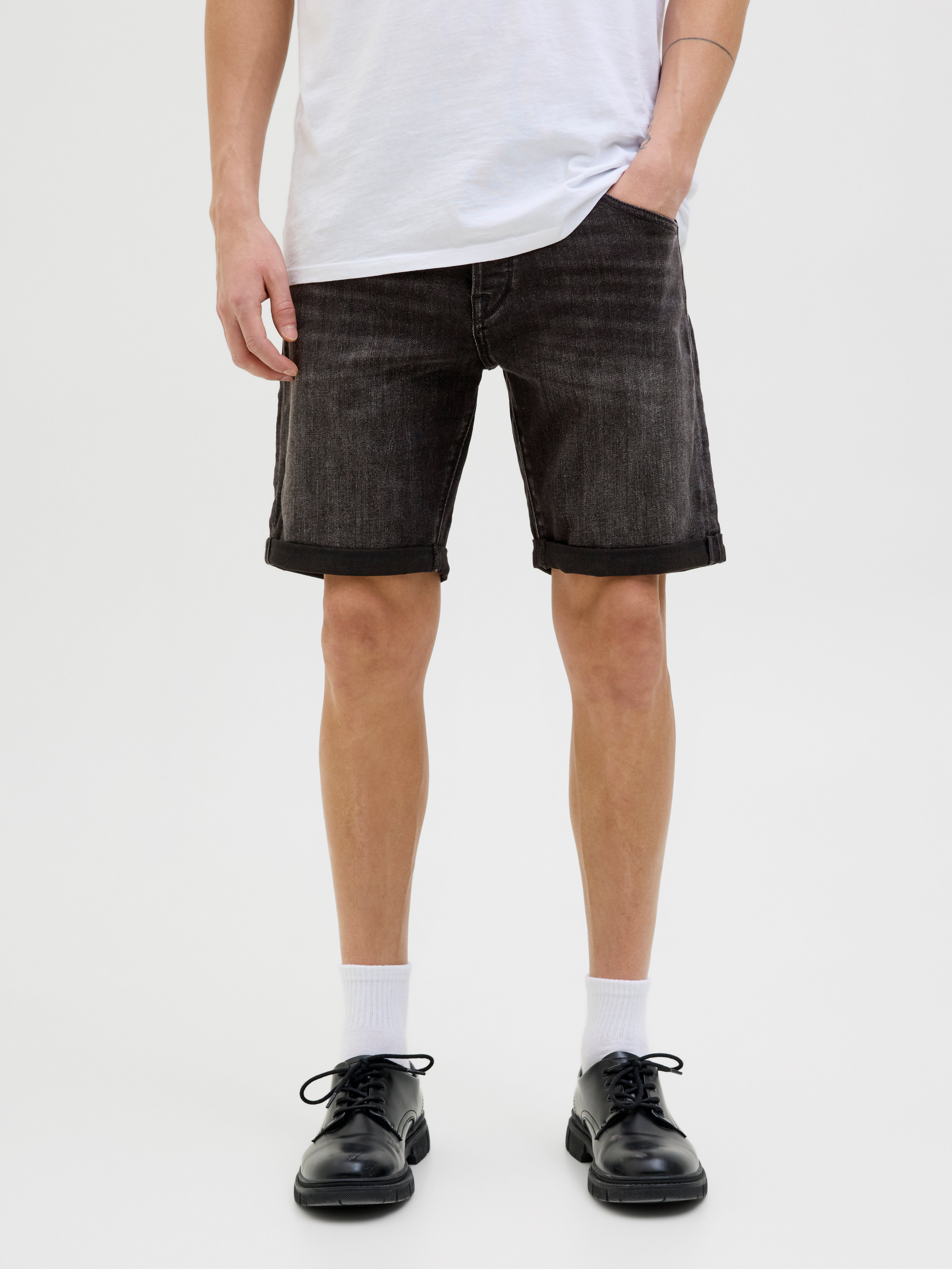 Thumbnail - Regular Fit Jeans-shorts