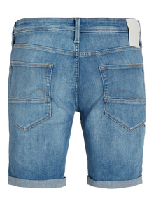 Jack & Jones Klasikinis kirpimas Džinsiniai šortai -Blue Denim - 12269608