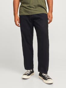 Jack & Jones Relaxed Fit High rise Plus Jeans -Black Denim - 12269615
