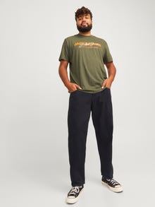 Jack & Jones Plus Size JJICHRIS JJORIGINAL SQ 740 PLS Relaxed Fit Jeans -Black Denim - 12269615
