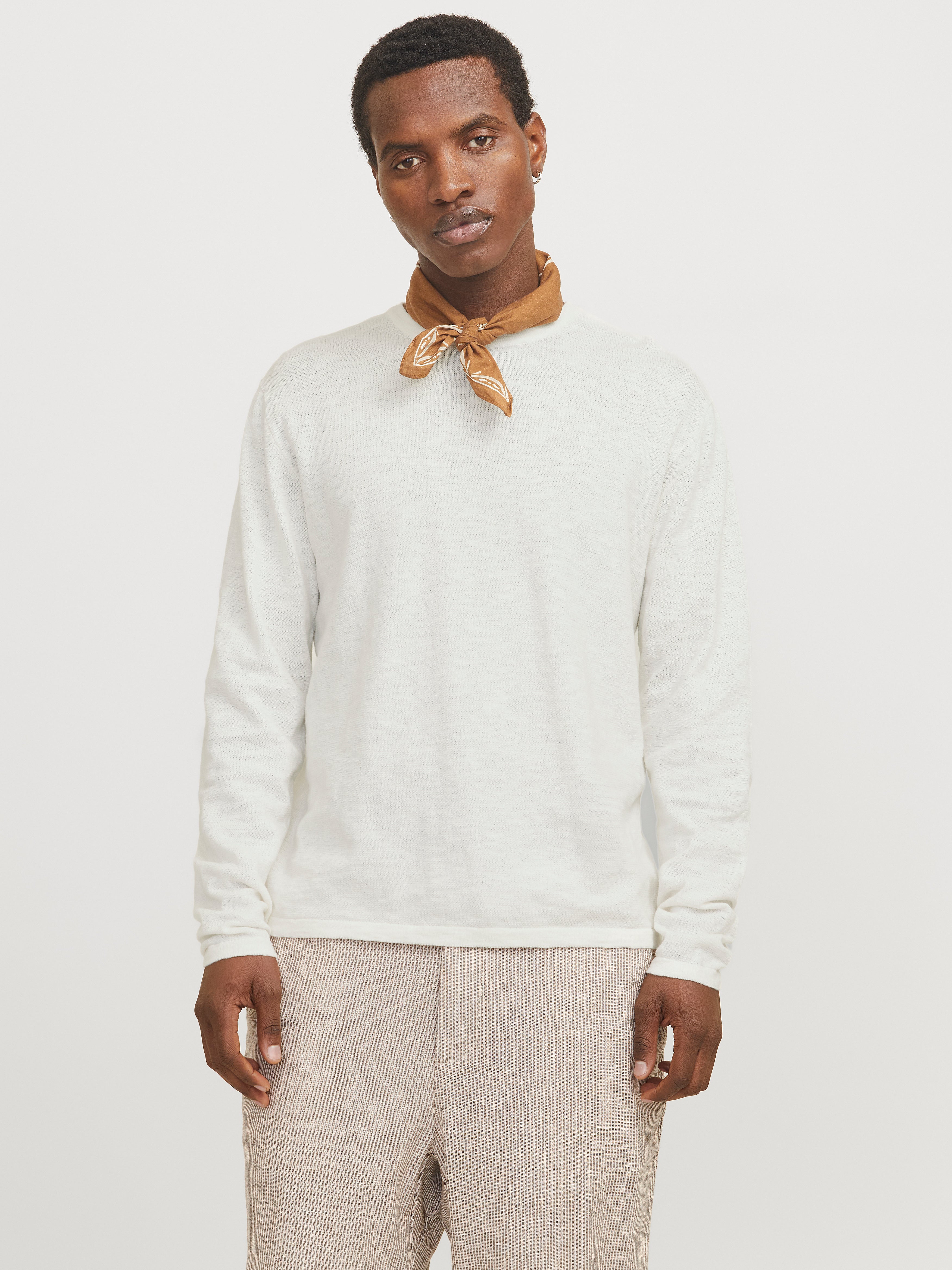 Thumbnail - Einfarbig Strickpullover