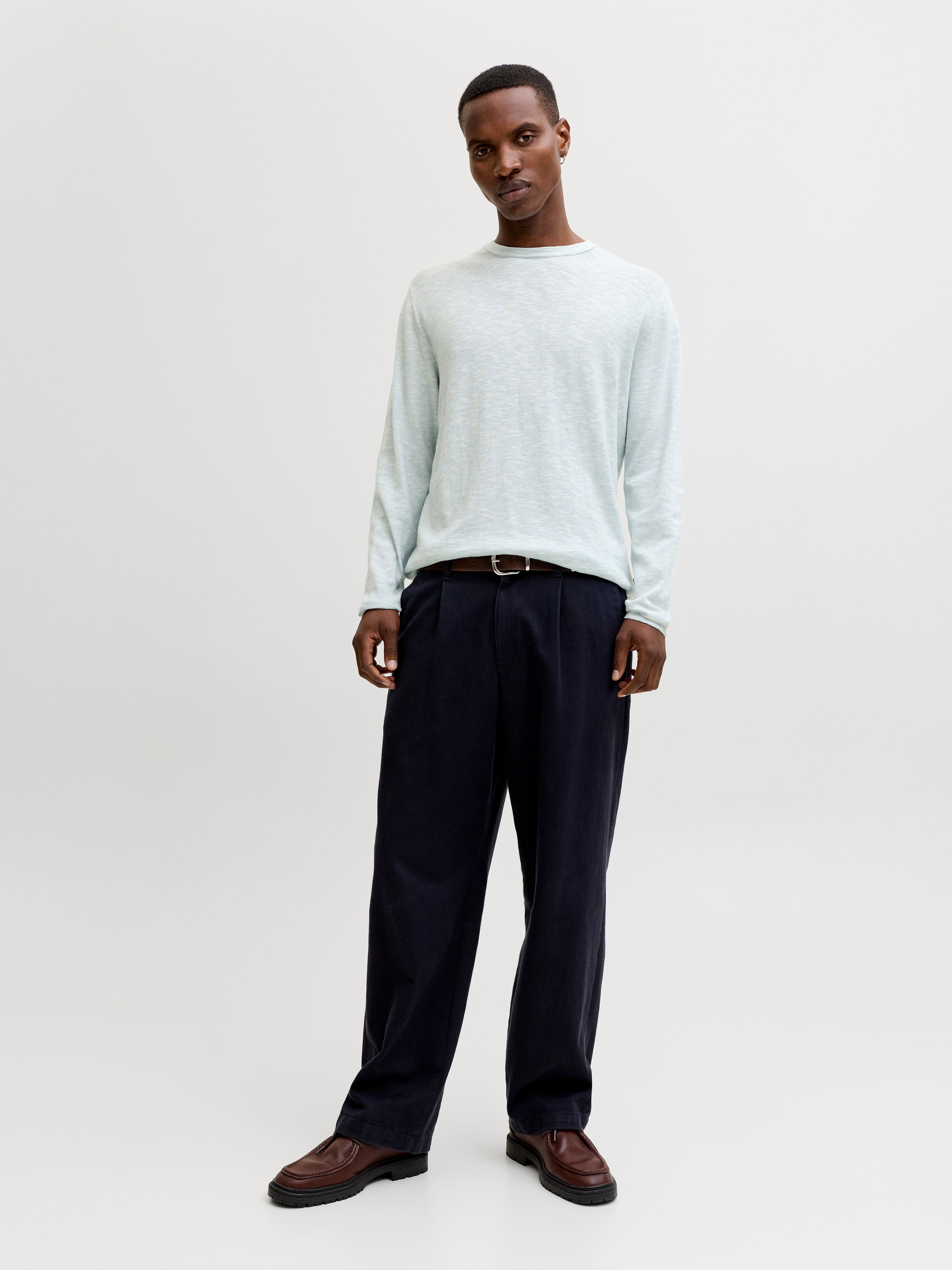 Thumbnail - Einfarbig Strickpullover